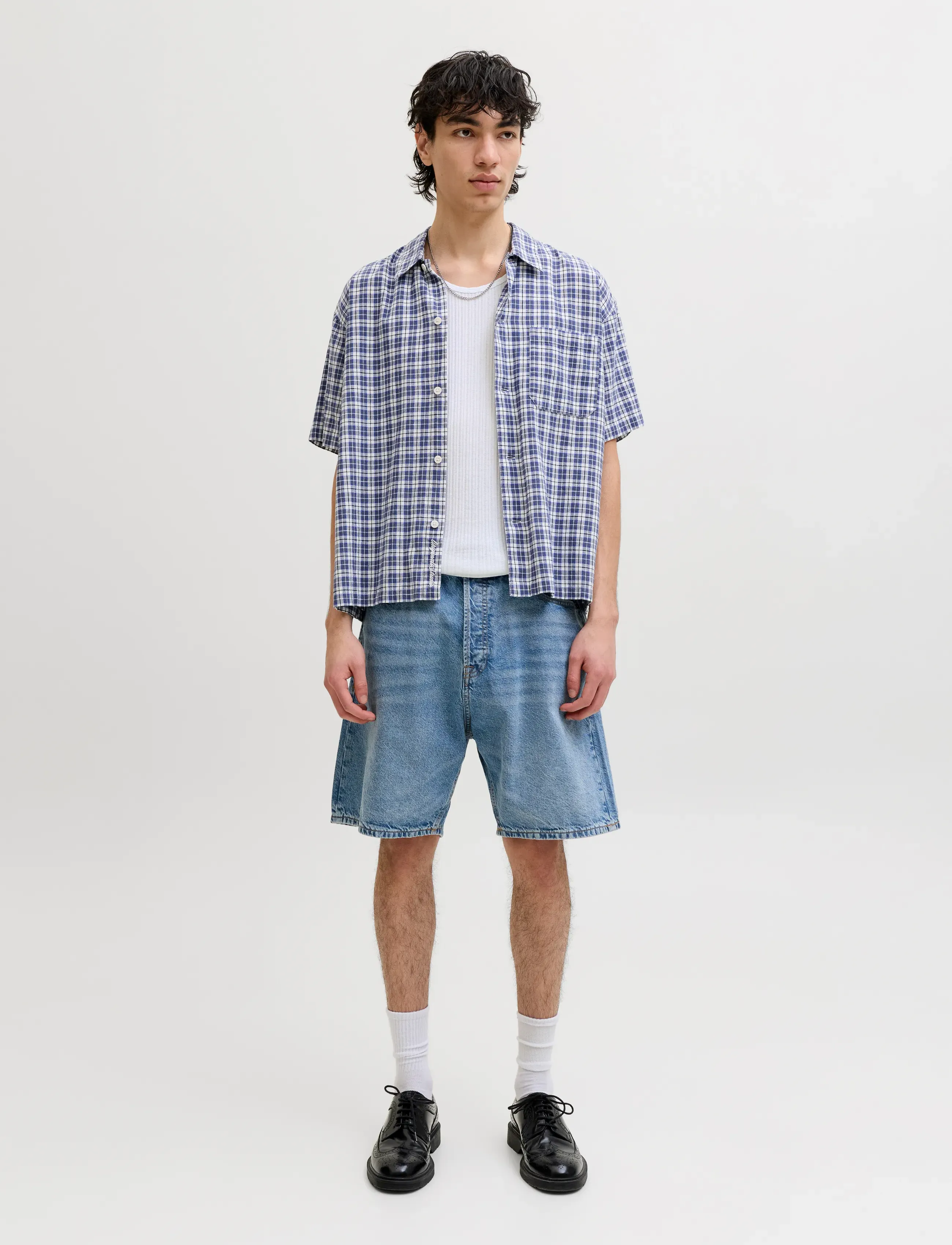 Jack & Jones - JORMAINE POINTAL RIB TANK TOP - tanktops - bright white - 4