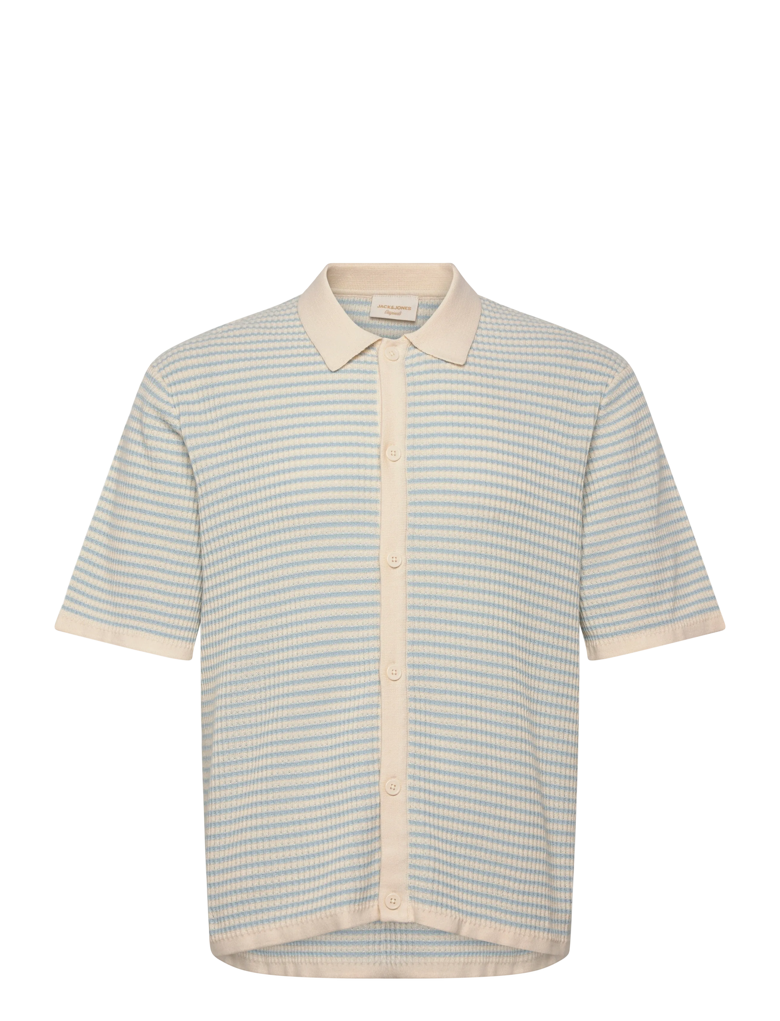 JACK & JONES Jormontauk Knit Ss Polo Patterned - L - Herren