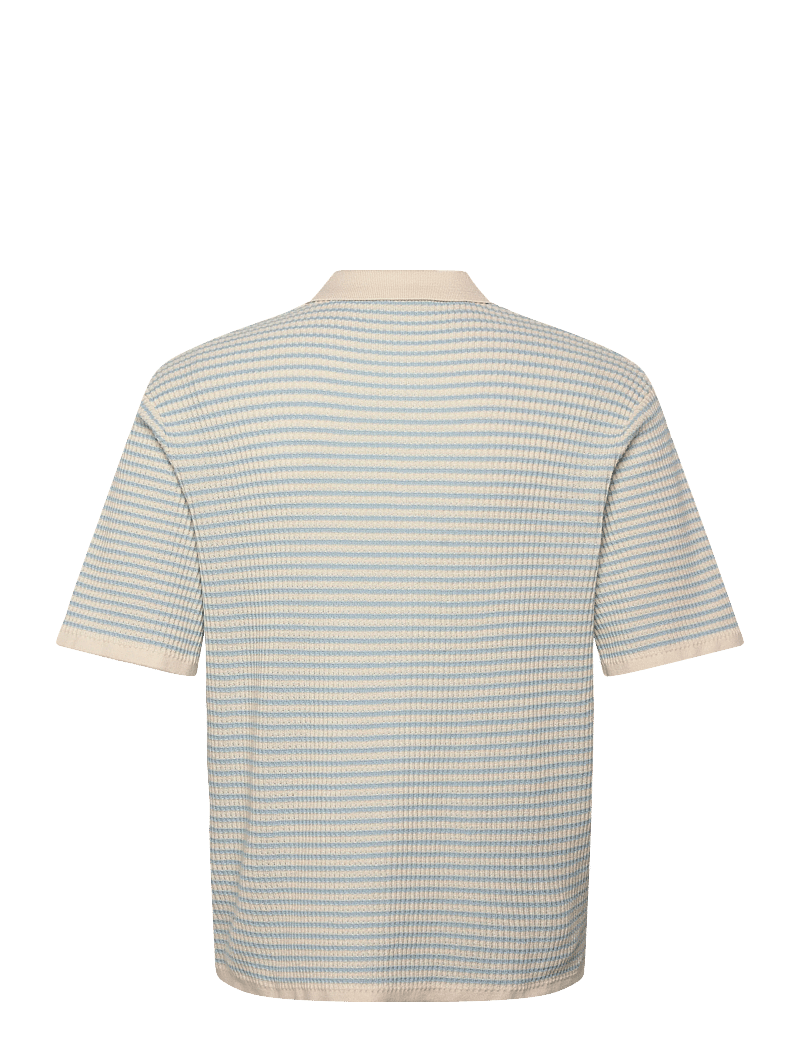 Jack & Jones - JORMONTAUK KNIT SS POLO - polostrik - sea salt - 1