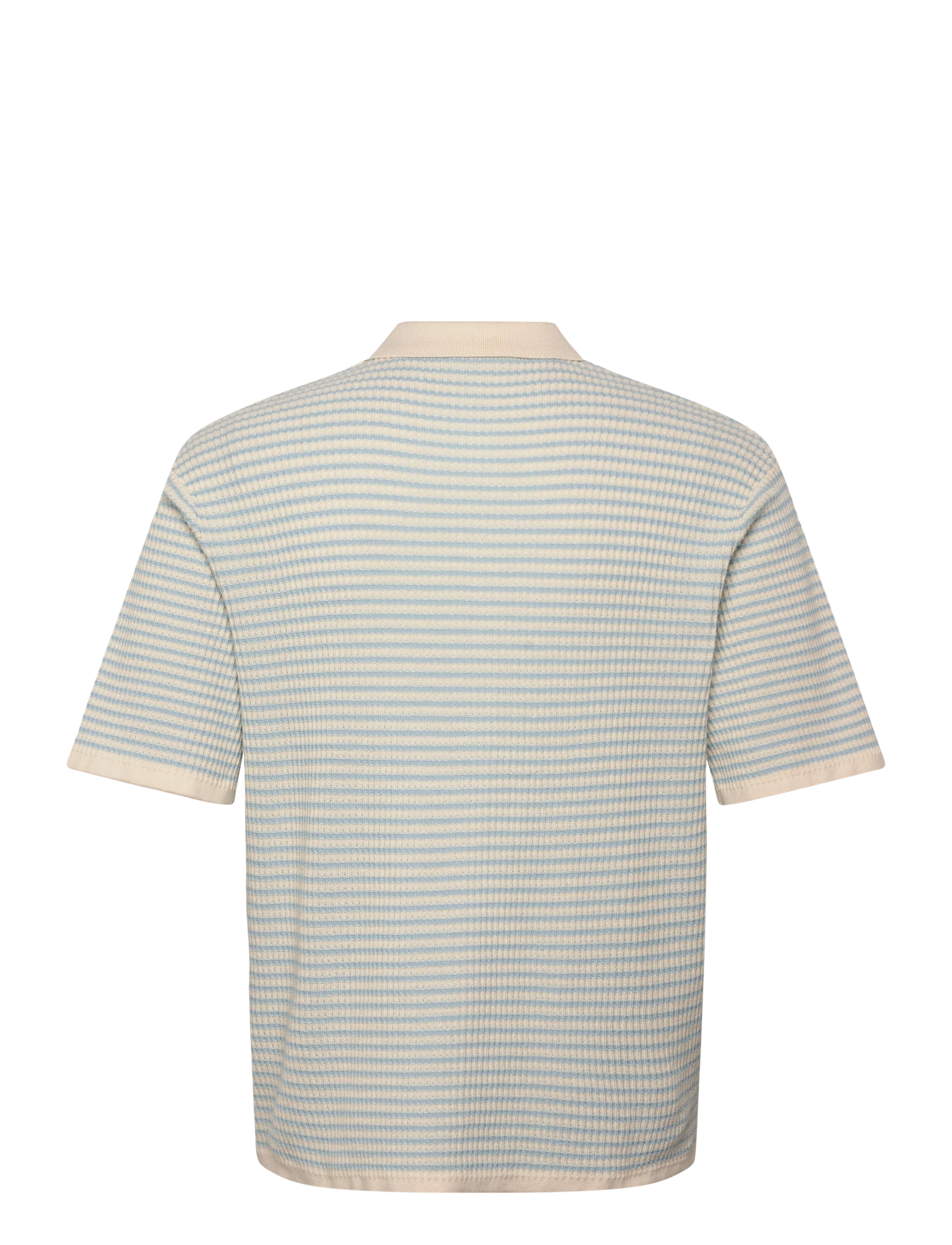 Jack & Jones - JORMONTAUK KNIT SS POLO - kootud polosärgid - sea salt - 1