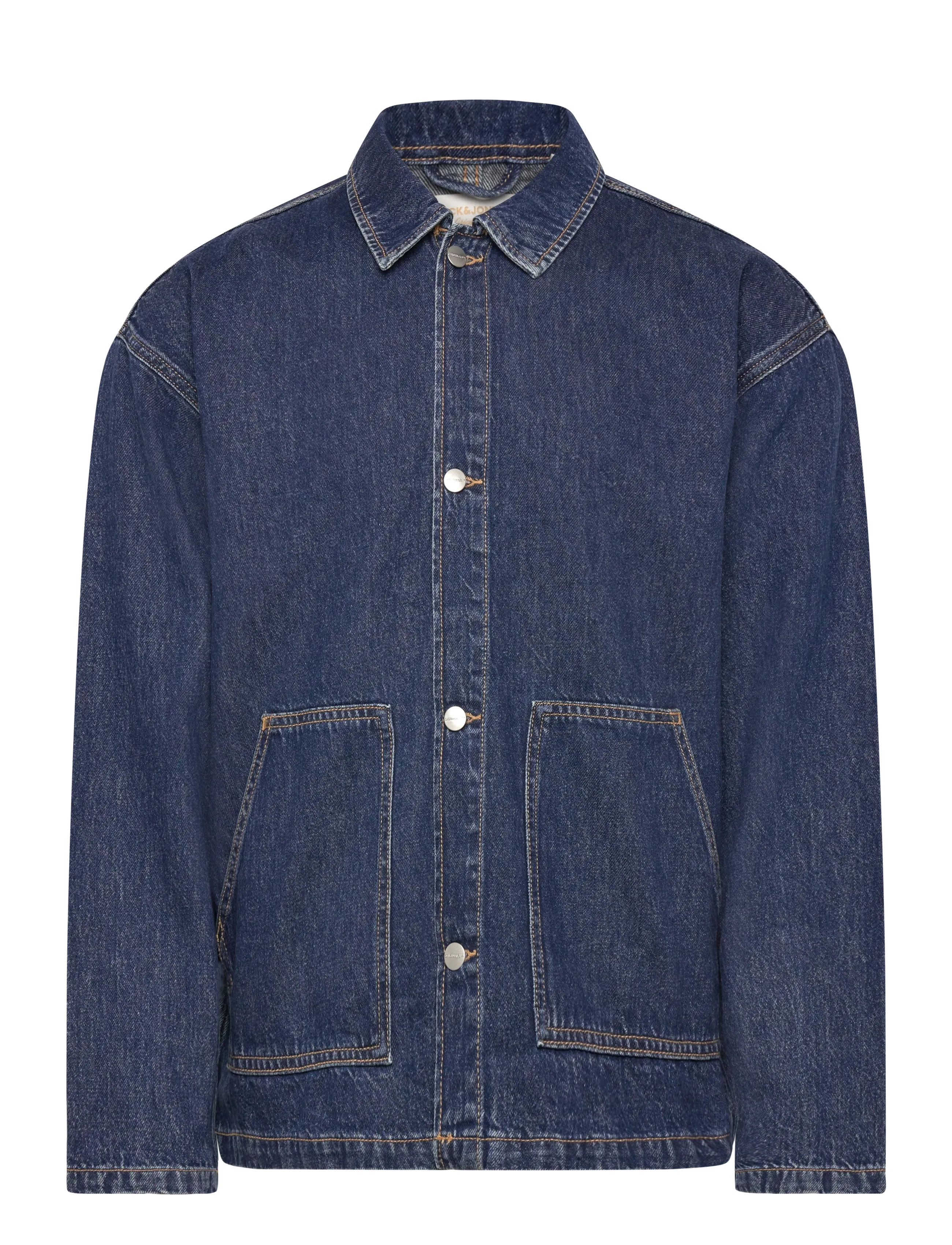 Jack & Jones JORCAMBRIDGE DENIM OVERSHIRT LS - Beliebte Marken - DARK BLUE DENIM / blue