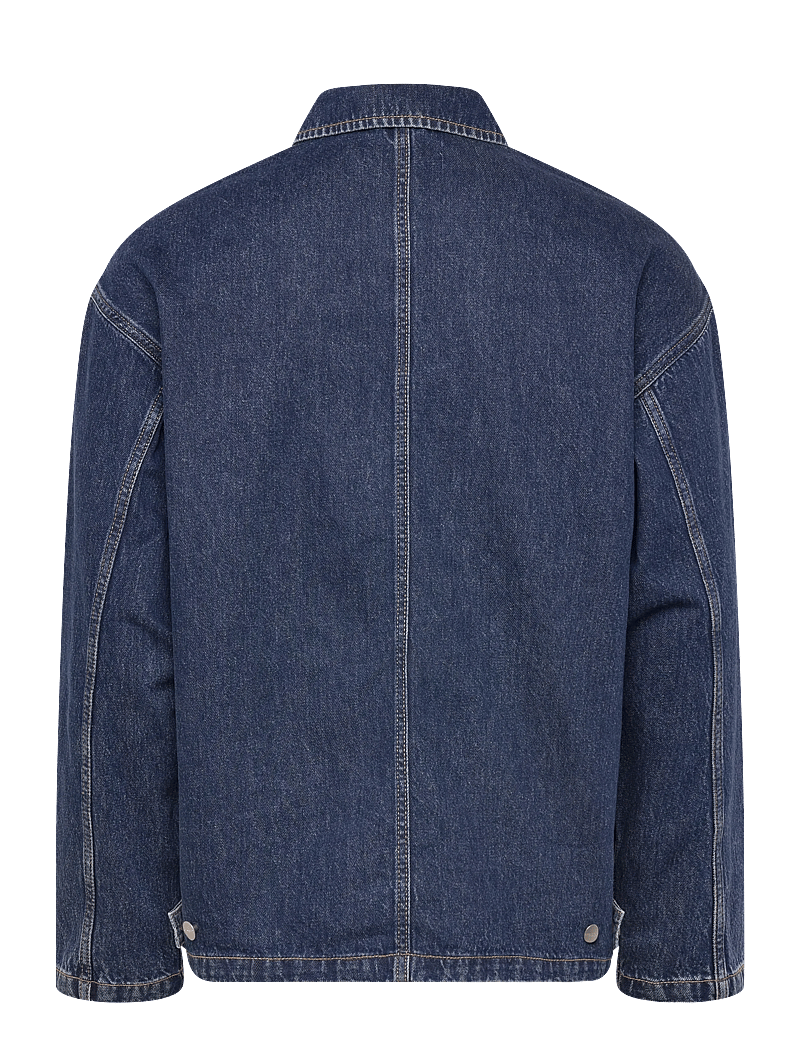 Jack & Jones - JORCAMBRIDGE DENIM OVERSHIRT LS - unlined denim jackets - dark blue denim - 2