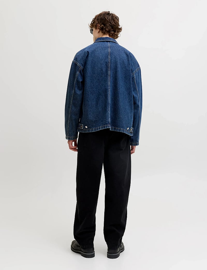 Jack & Jones - JORCAMBRIDGE DENIM OVERSHIRT LS - unlined denim jackets - dark blue denim - 3