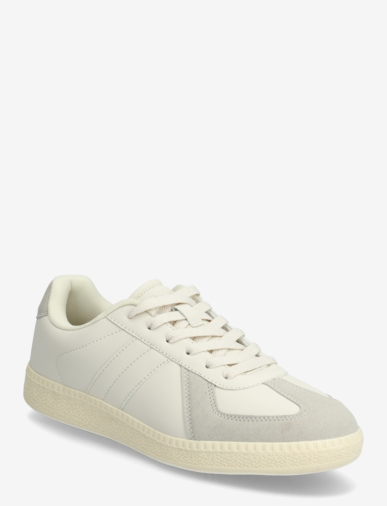 Jack & Jones - JFWBARCELONA PU SNEAKER - lave sneakers - marshmallow - 0