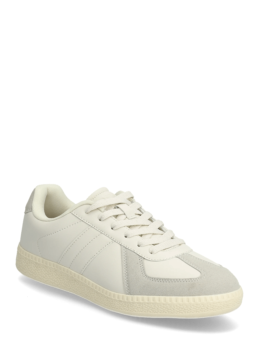 Jack & Jones - JFWBARCELONA PU SNEAKER - low-top sneaker - marshmallow - 0