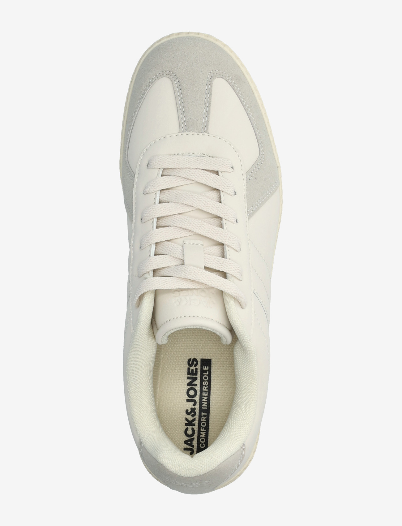 Jack & Jones - JFWBARCELONA PU SNEAKER - lave sneakers - marshmallow - 3