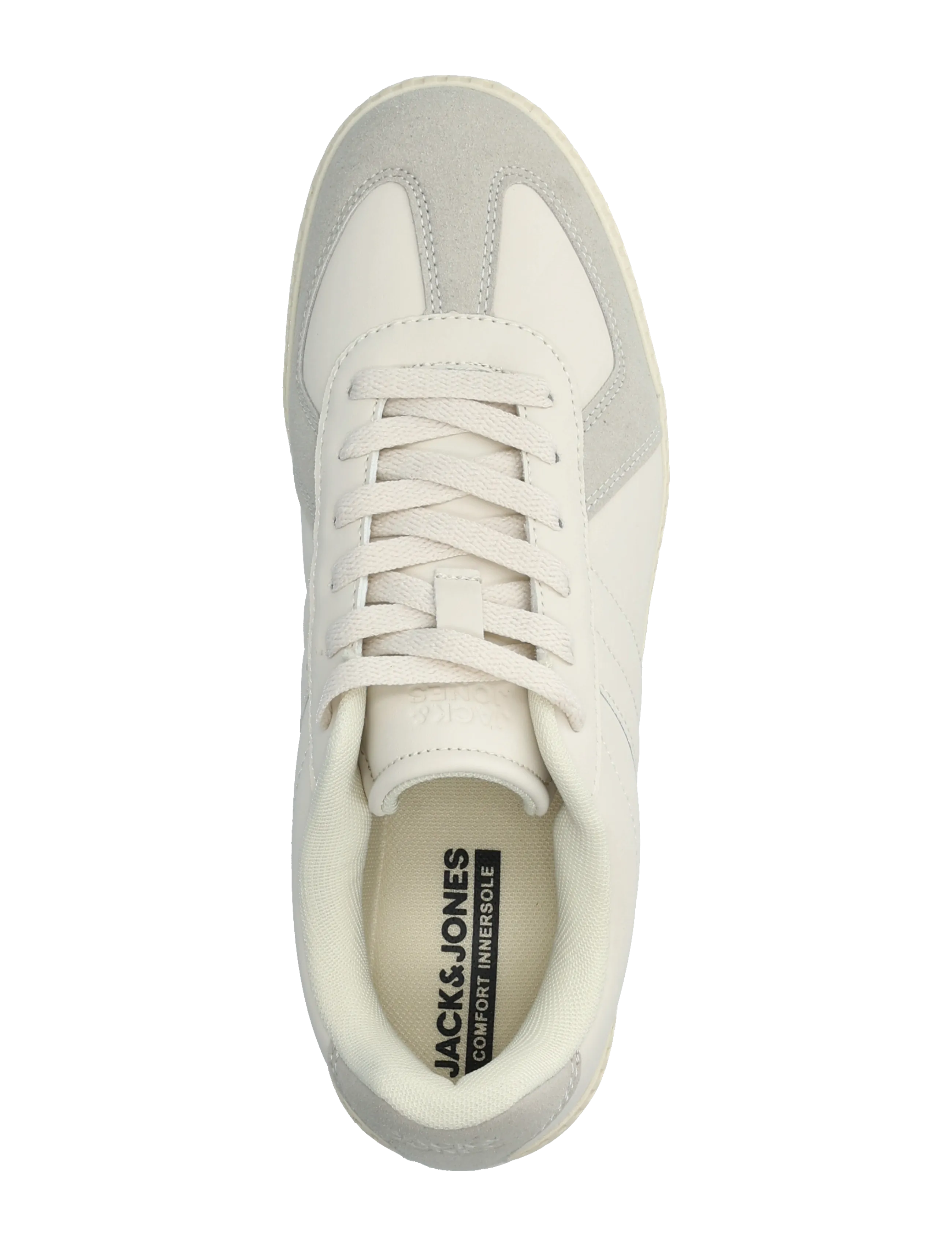 Jack & Jones - JFWBARCELONA PU SNEAKER - niedriger schnitt - marshmallow - 3
