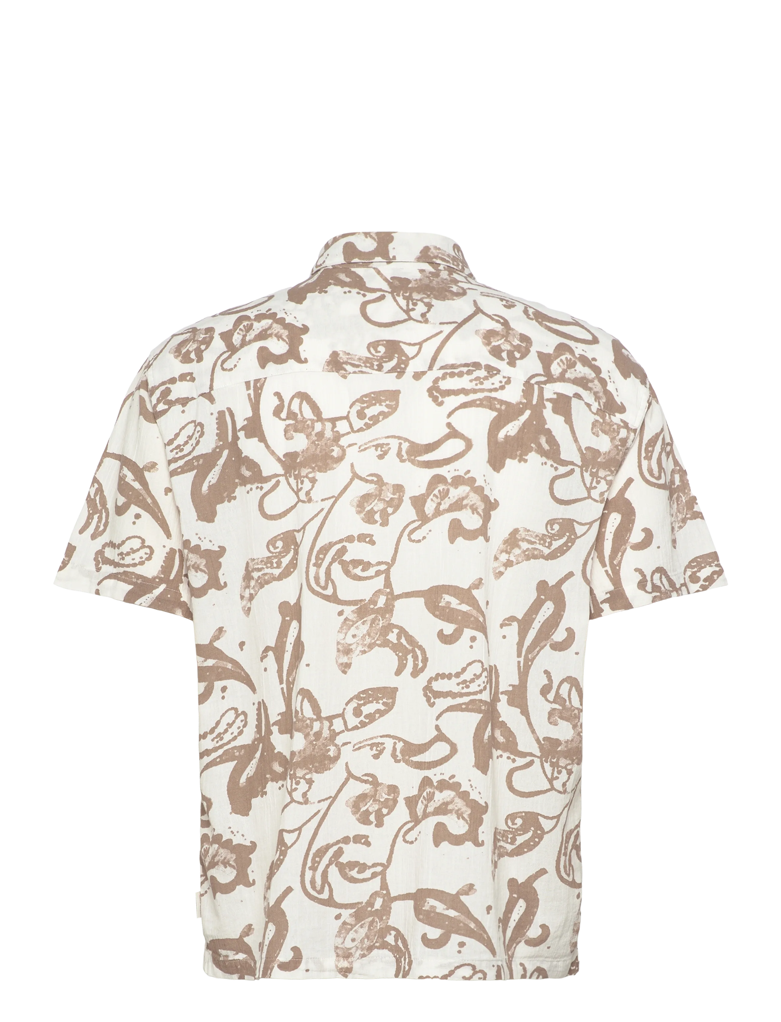 Jack & Jones - JORMONTAUK AOP SHIRT SS - mustriga särgid - bright white - 1