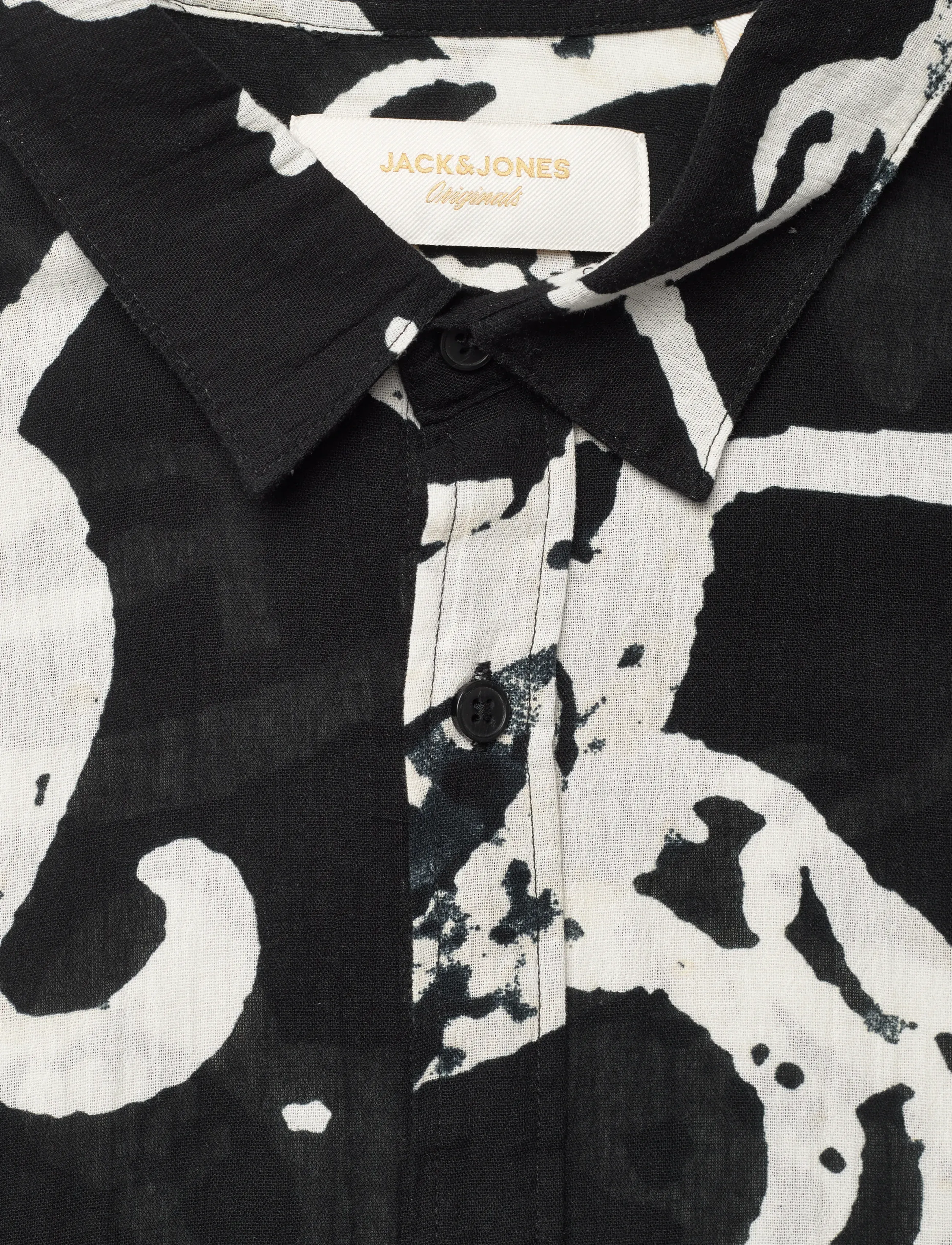 Jack & Jones - JORMONTAUK AOP SHIRT SS - pattern shirts - jet black - 2
