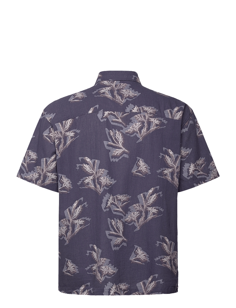 Jack & Jones - JORMONTAUK AOP SHIRT SS - mønstrede skjorter - odyssey gray - 1