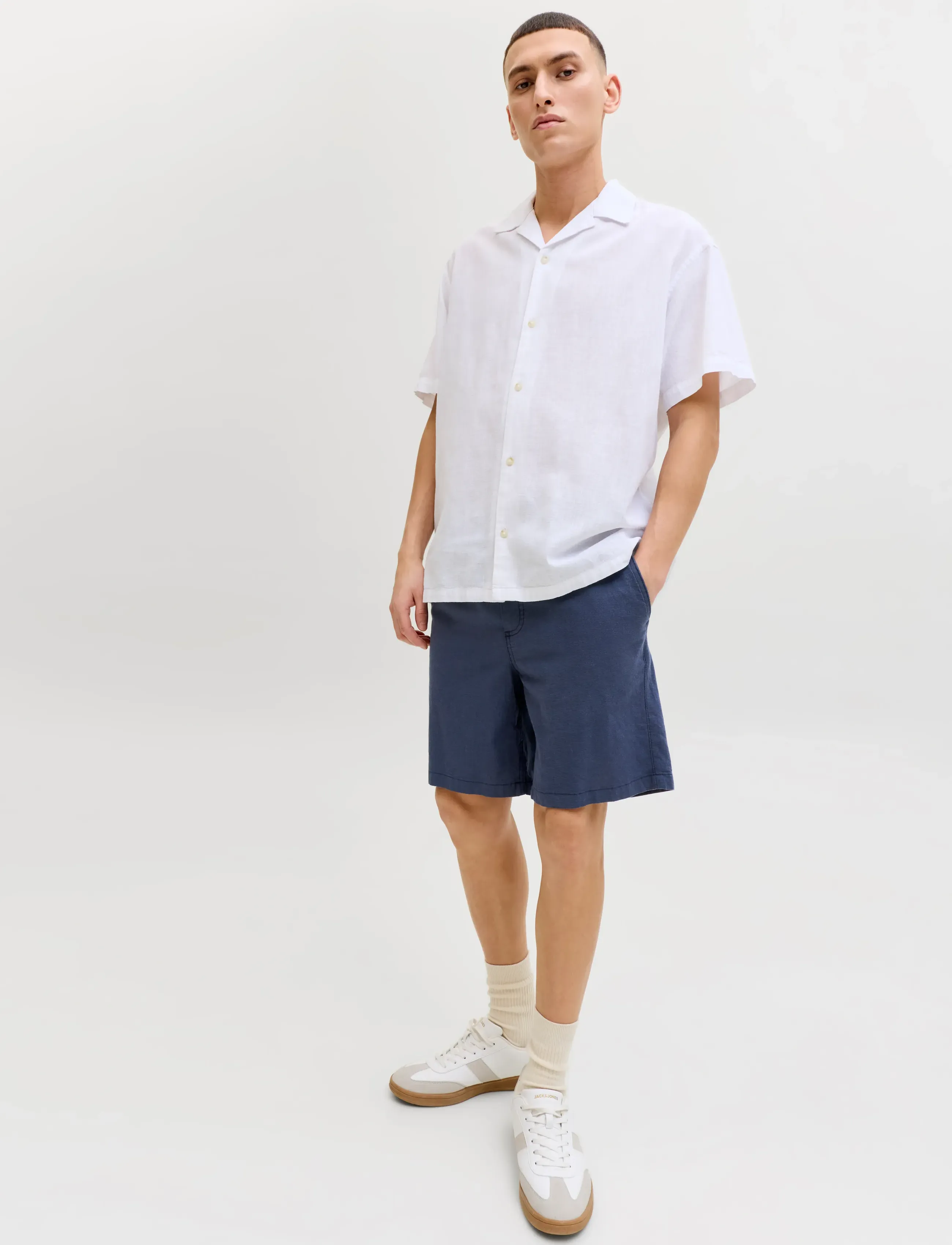 Jack & Jones - JPSTJAIDEN BREEZE JOGGER SHORTS REG - sweatshorts - sky captain - 5