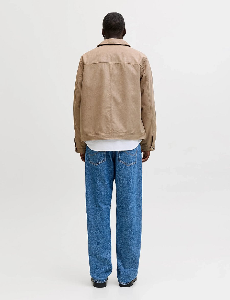 Jack & Jones - JJECASABLANCA SHACKET NOOS - frühlingsjacken - string - 2