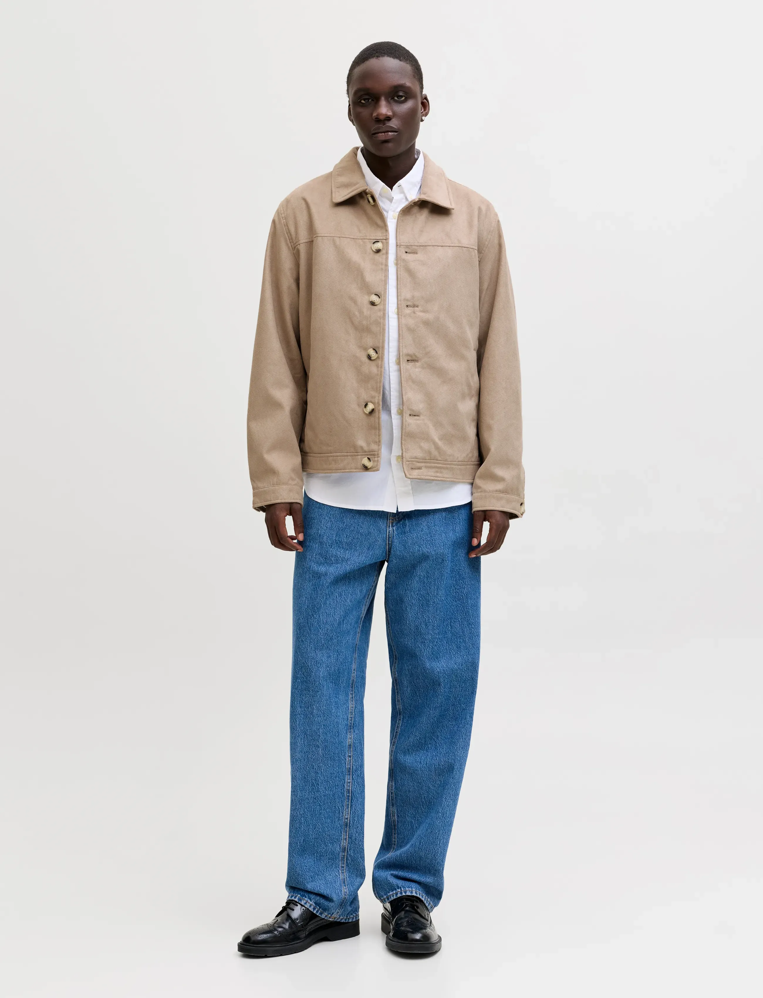 Jack & Jones - JJECASABLANCA SHACKET NOOS - frühlingsjacken - string - 3