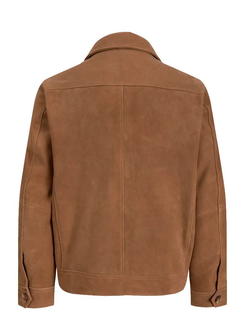 Jack & Jones - JJECASABLANCA SHACKET NOOS - frühlingsjacken - tobacco brown - 2