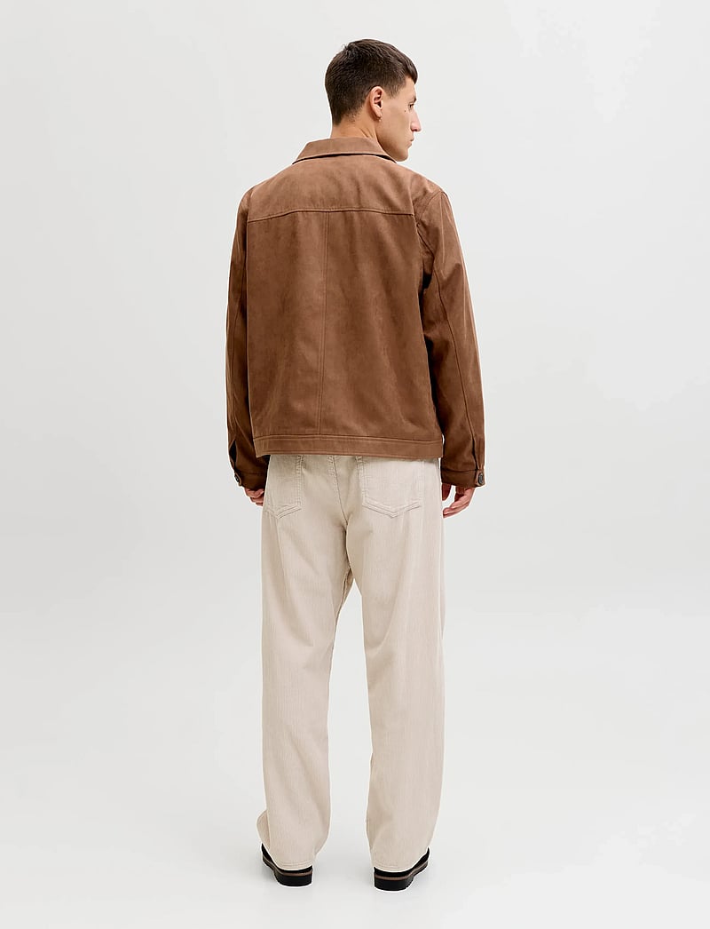 Jack & Jones - JJECASABLANCA SHACKET NOOS - frühlingsjacken - tobacco brown - 3