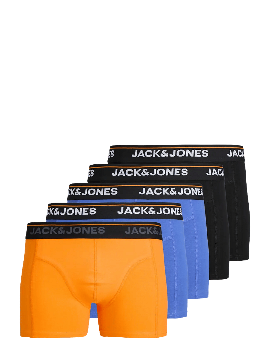 Jack & Jones - JACTHEODORE SOLID TRUNKS 5 PACK - apakšveļas multipaka - beaucoup blue - 1