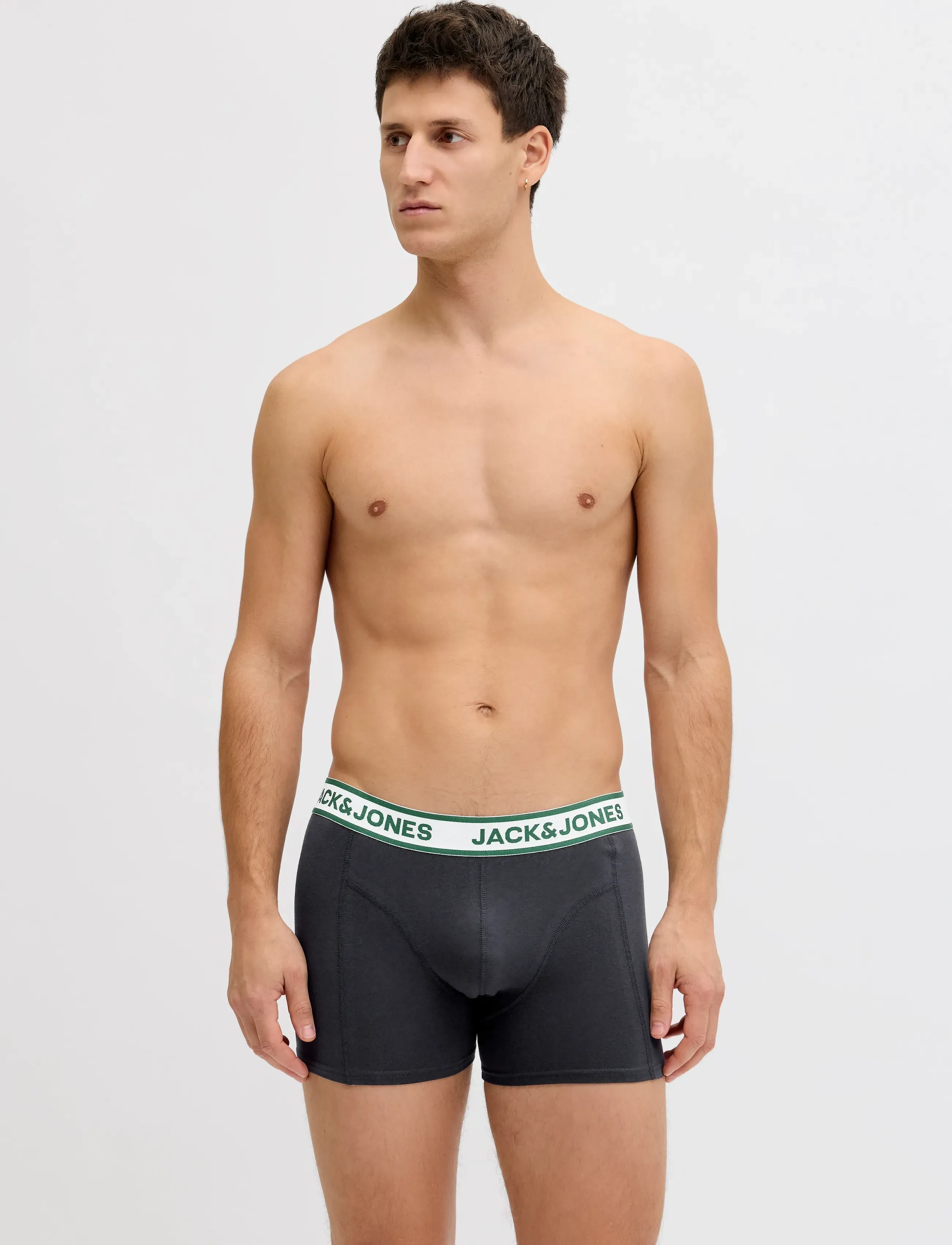 Jack & Jones - JACNOLAN SOLID TRUNKS 5 PACK - die niedrigsten preise - rain forest - 4