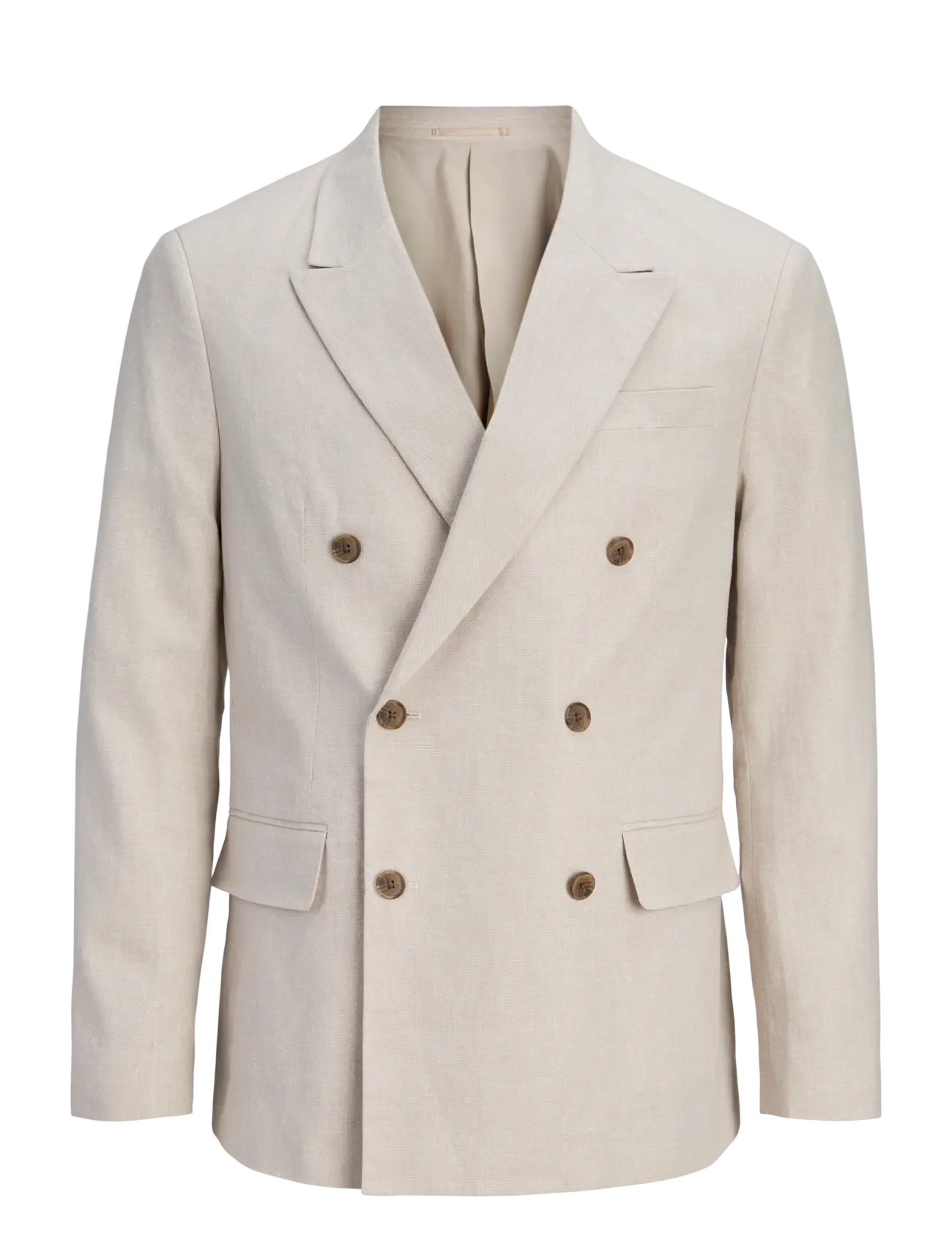 Jack & Jones JPRMARTIN CARLO SUMMER LINEN BL NO06 - Jakkaföt og blazerar - ANCIENT SCROLL / brown