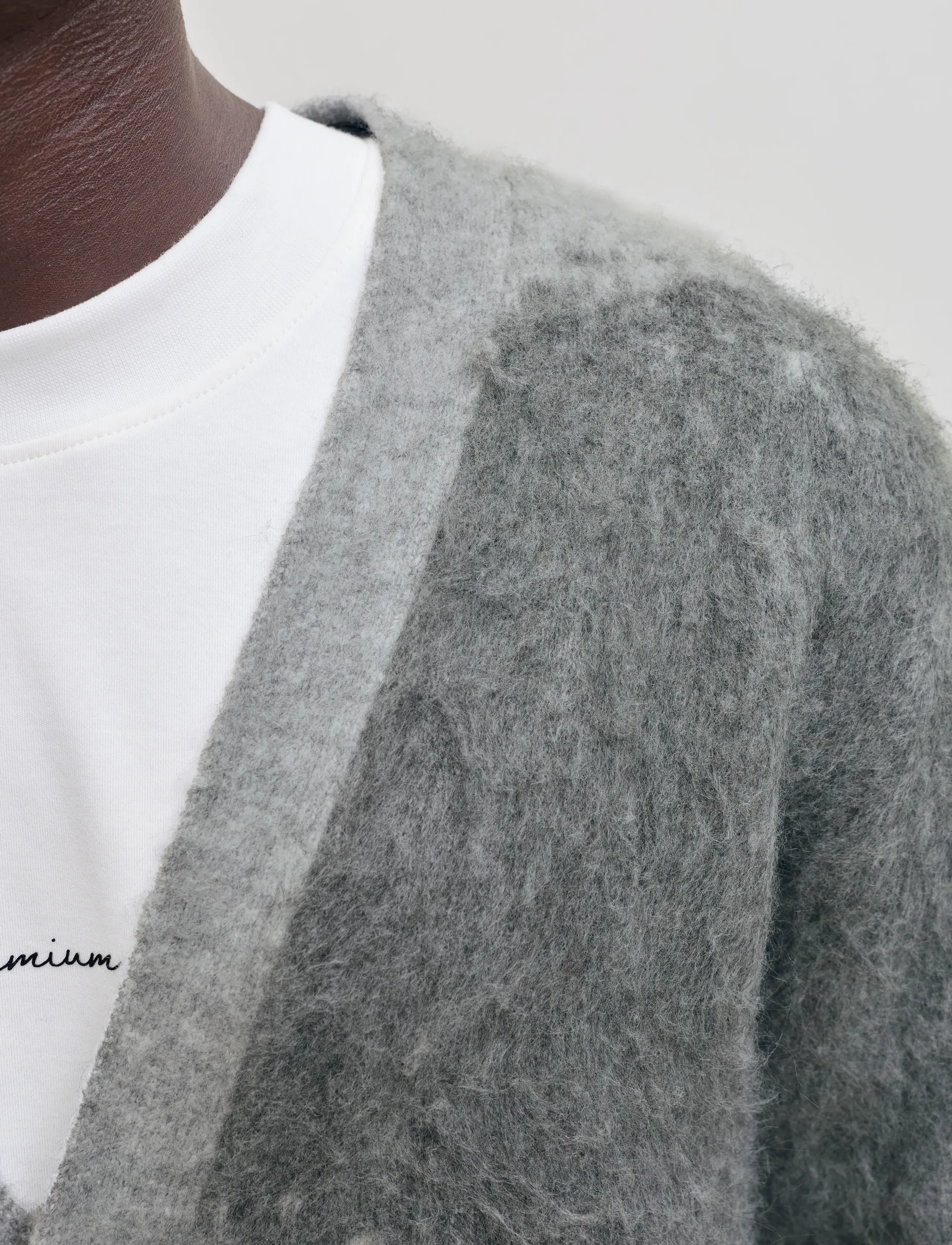 Jack & Jones - JPRBLATRAVIS KNIT CARDIGAN STYD AW25 - grey melange - 5