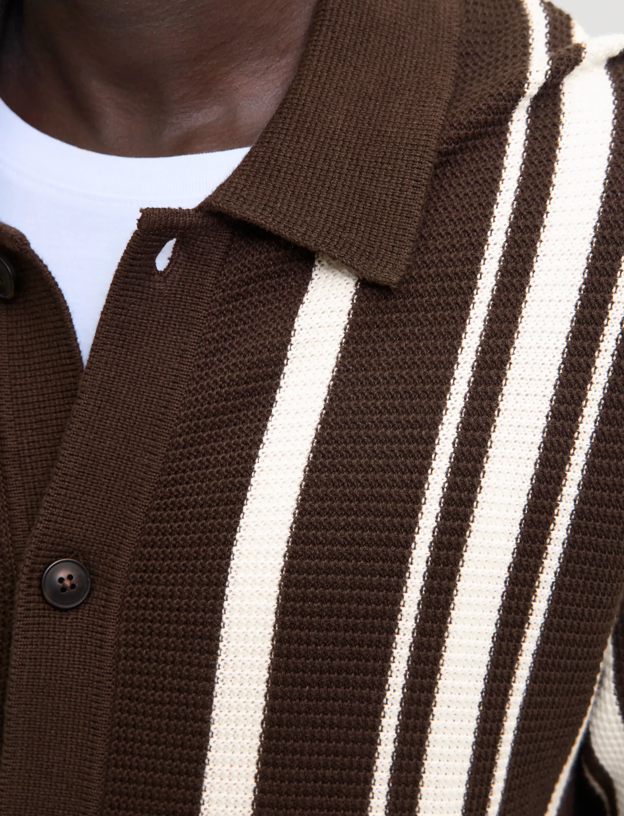 Jack & Jones JPRBLADEVIN KNIT CARDIGAN STYD AW25 - Cardigans - DELICIOSO / brown