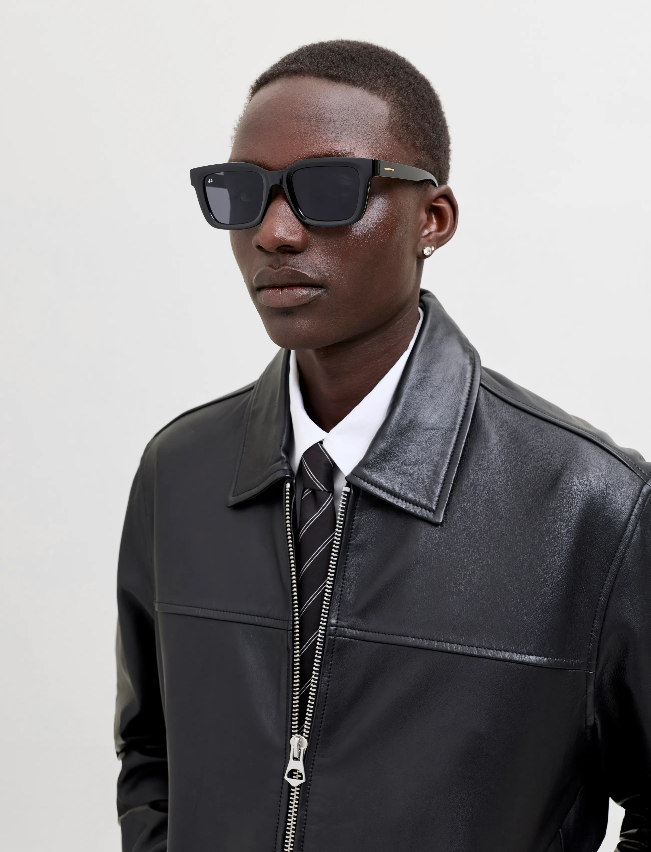 Jack & Jones Jackax Sunglasses, One Size, Black, Solbriller > Wayfarer-Solbriller Med D-Stel, Herre