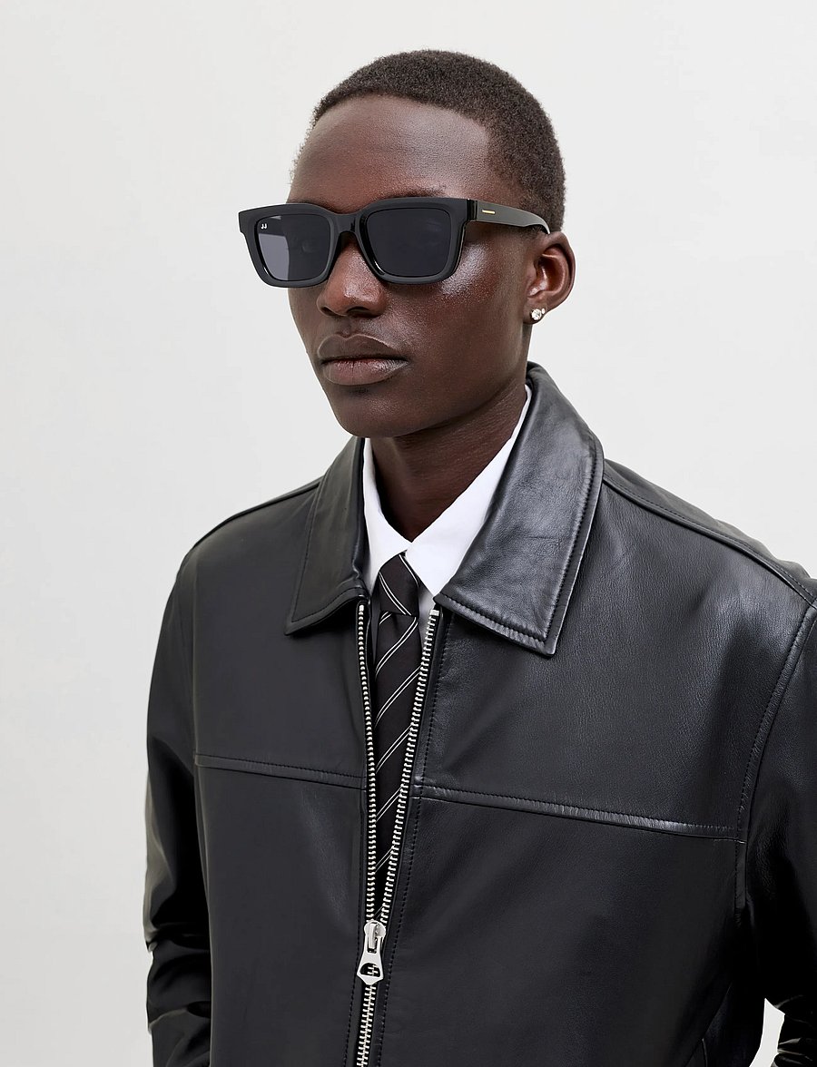 Jack & Jones - JACKAX SUNGLASSES - d-shaped solbriller - black - 0