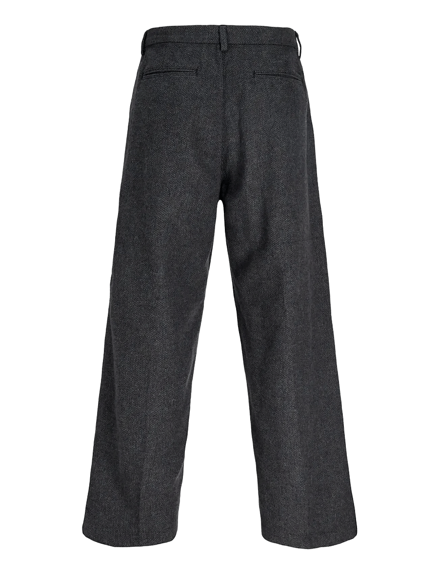 Jack & Jones - JPSTOWEN FROST FLANNEL CHINO STYDAW25LTN - chinos - dark grey melange - 2