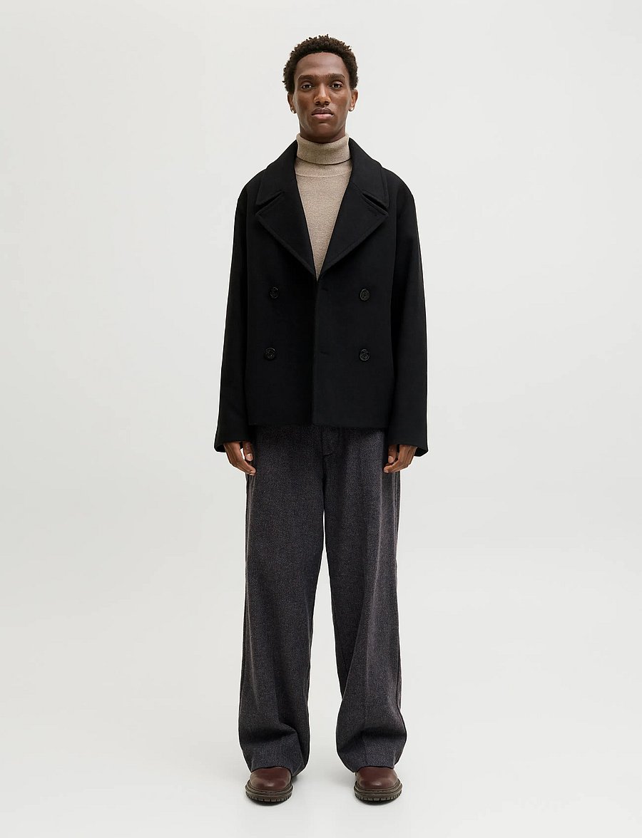 Jack & Jones - JPSTOWEN FROST FLANNEL CHINO STYDAW25LTN - chinos - dark grey melange - 4