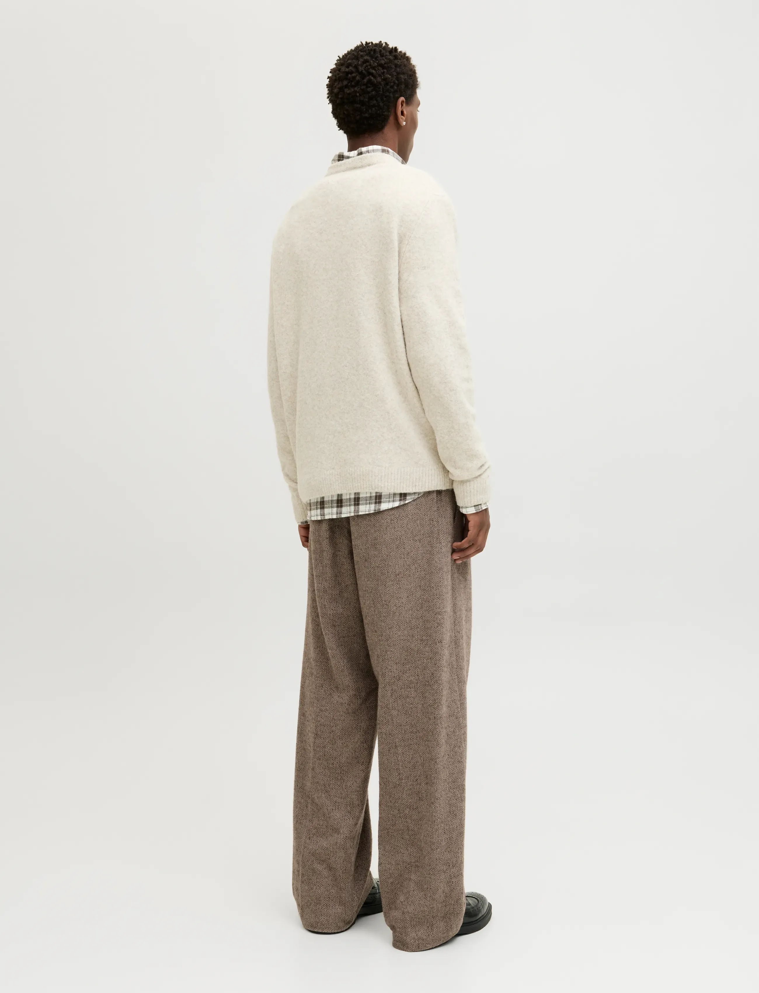 Jack & Jones - JPSTOWEN FROST FLANNEL CHINO STYDAW25LTN - chinos - vintage khaki - 3