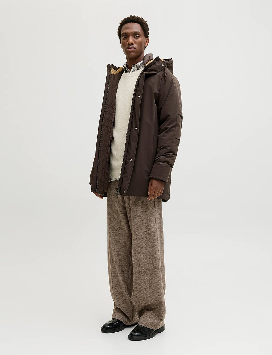 Jack & Jones - JPSTOWEN FROST FLANNEL CHINO STYDAW25LTN - chinos - vintage khaki - 4