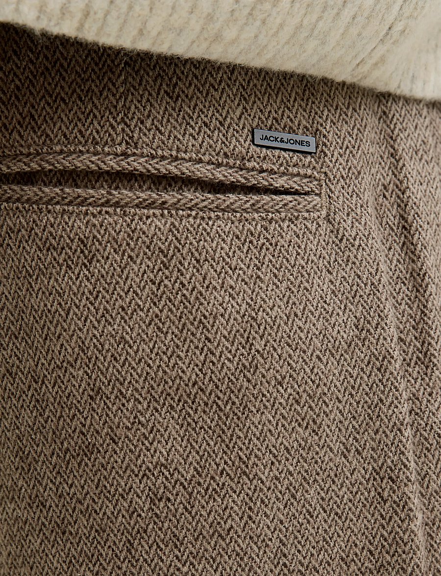 Jack & Jones - JPSTOWEN FROST FLANNEL CHINO STYDAW25LTN - chinos - vintage khaki - 5