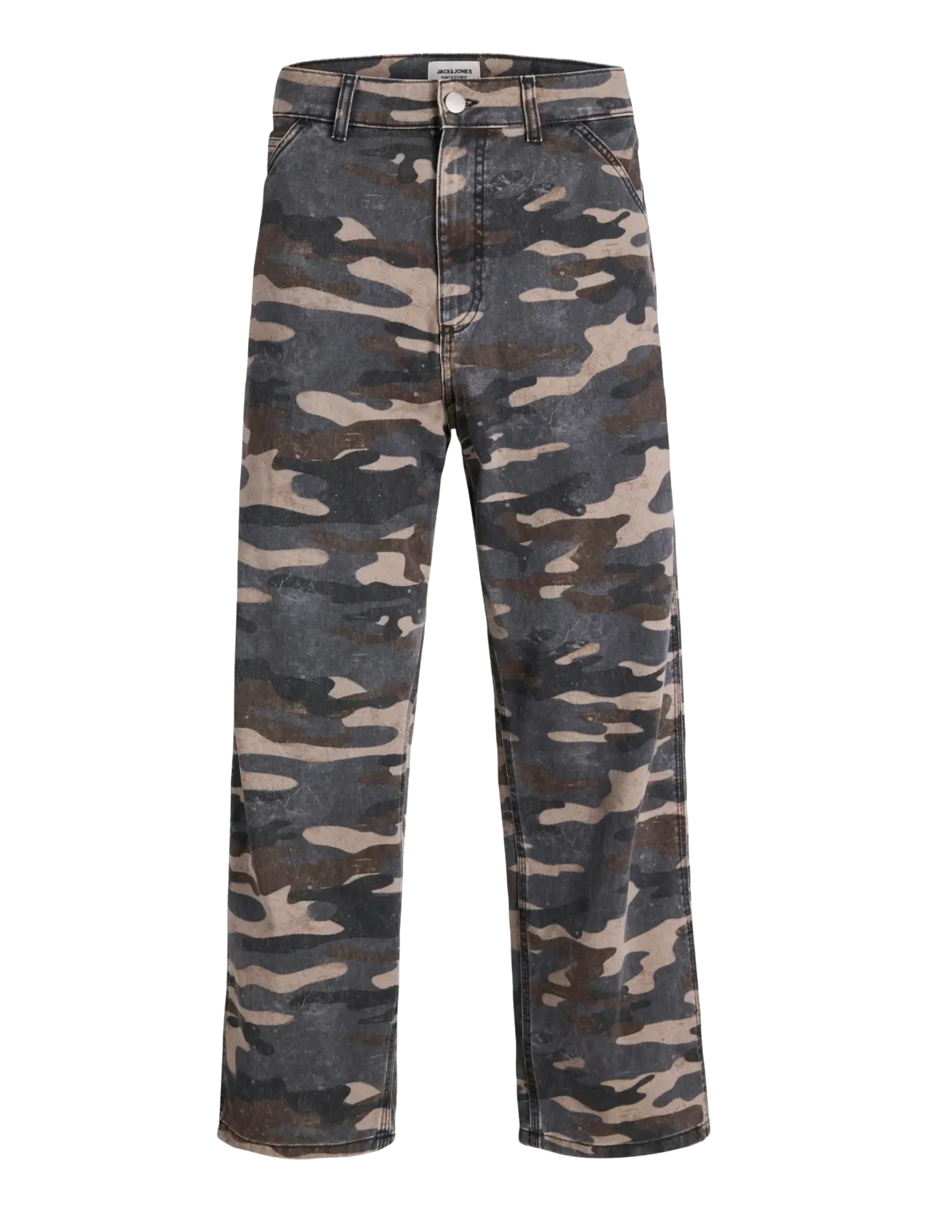 JPSTALEX MIX WORKER PANT STYD AW25 LTN - BLACK