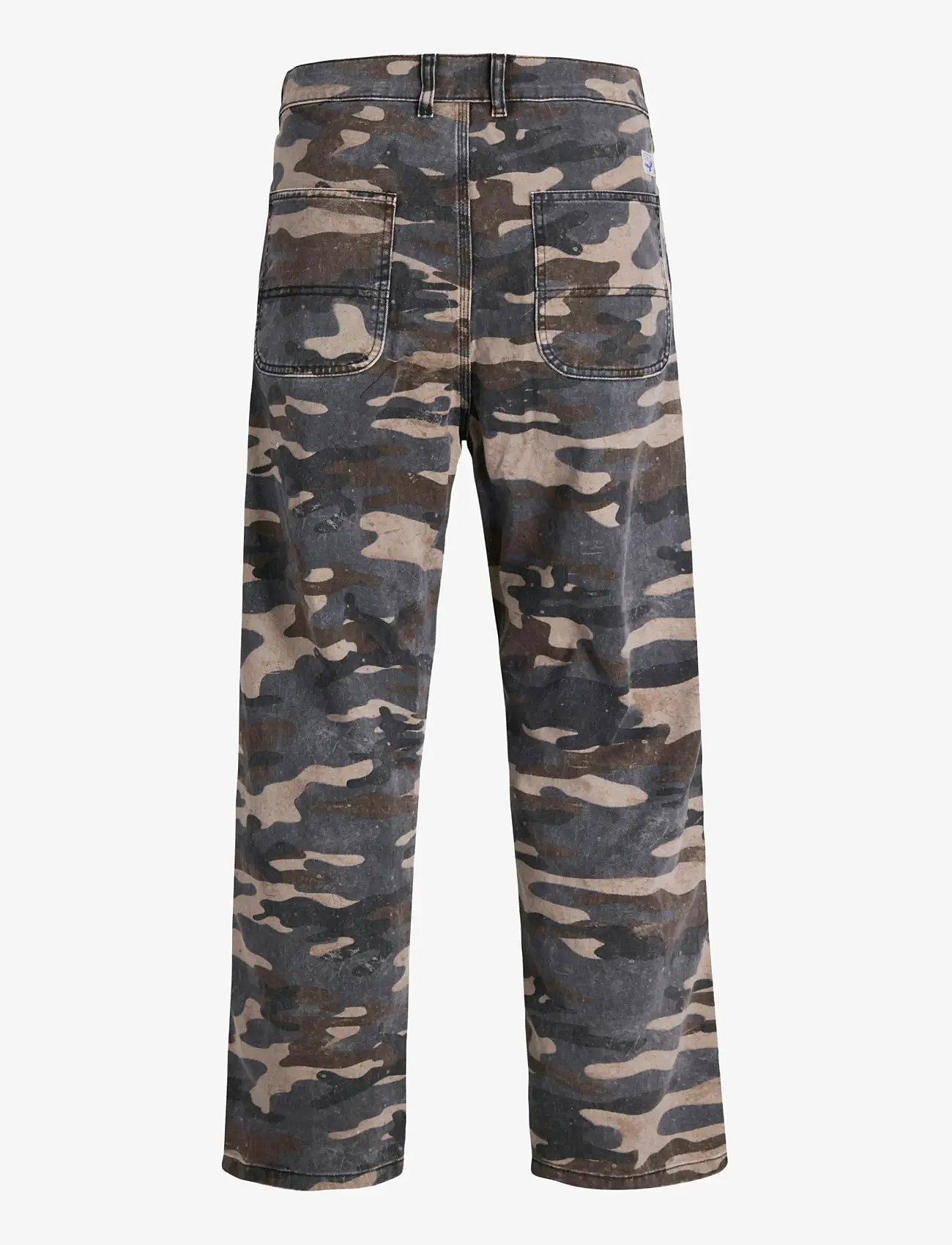 Jack & Jones - JPSTALEX MIX WORKER PANT STYD AW25 LTN - cargohose - black - 2