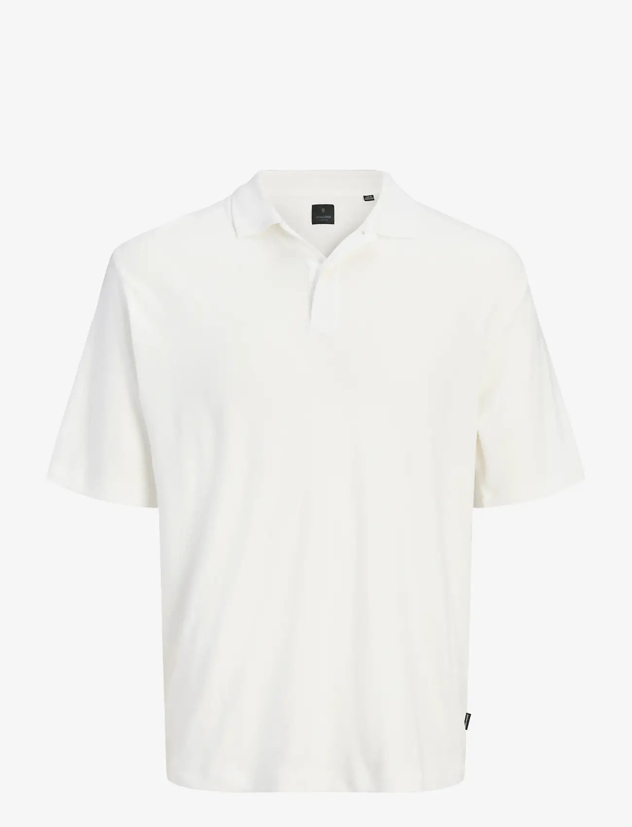 Jack & Jones - JPRBLAROMAN SS POLO STYD AW25 - kortärmade pikéer - cloud dancer - 1