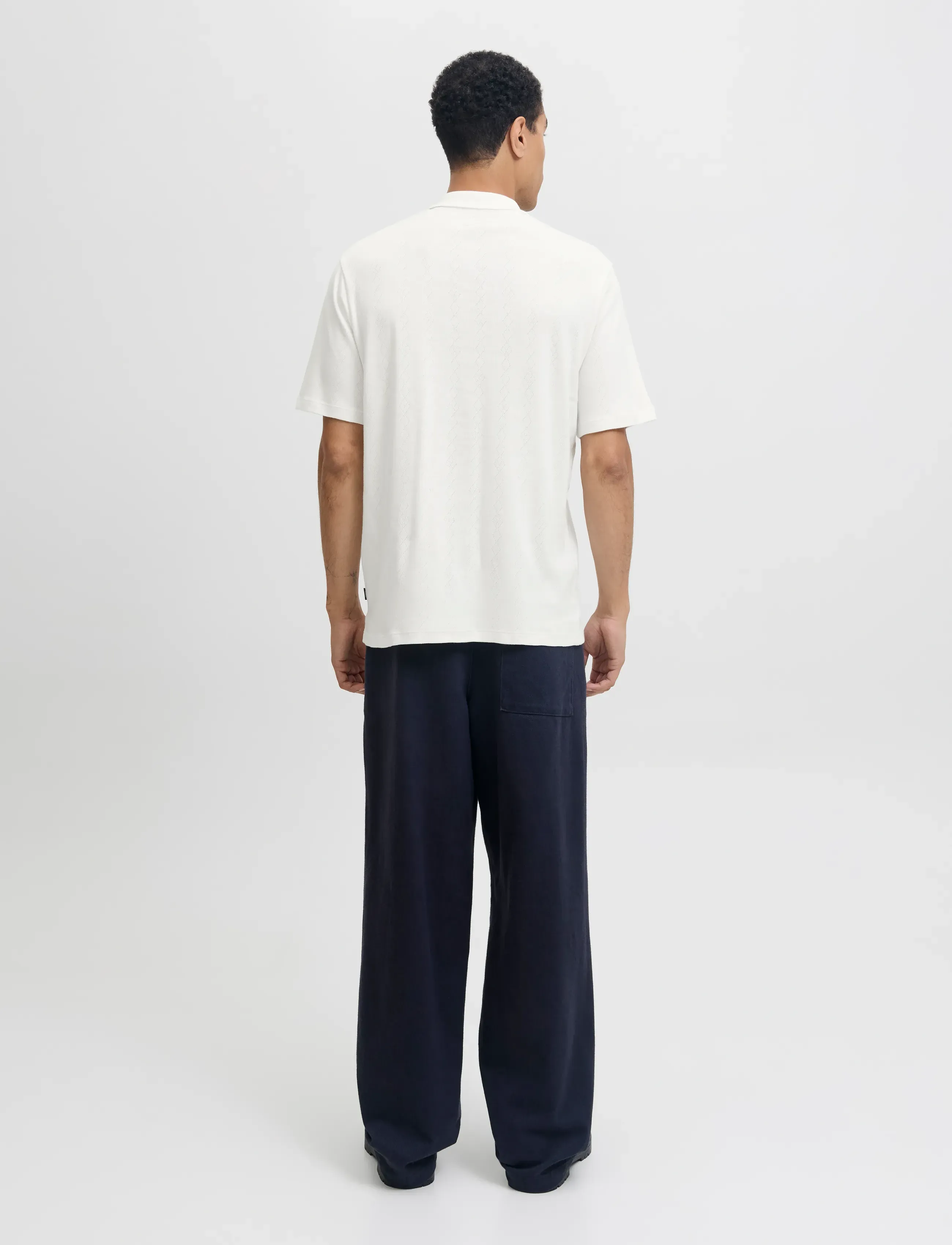 Jack & Jones - JPRBLAROMAN SS POLO STYD AW25 - kortærmede poloer - cloud dancer - 2