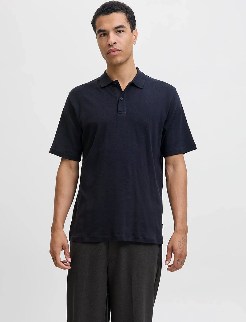 Jack & Jones - JPRBLAROMAN SS POLO STYD AW25 - kurzärmelig - night sky - 0