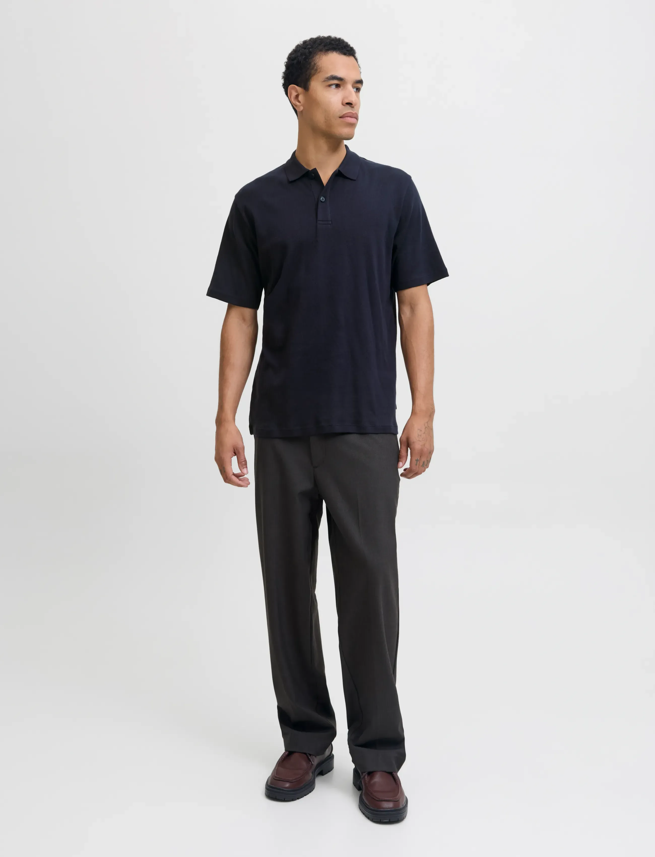Jack & Jones - JPRBLAROMAN SS POLO STYD AW25 - lühikeste varrukatega polod - night sky - 3