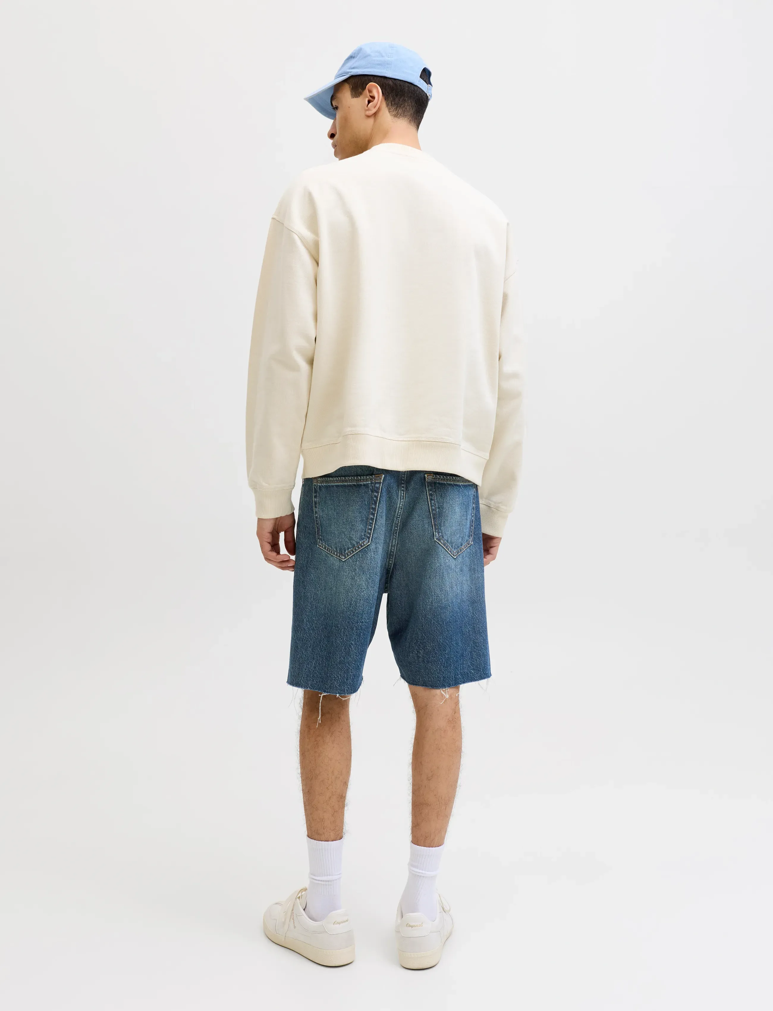 Jack & Jones - JJITONY JJCOOPER ST 796 LN - jeans shorts - blue denim - 3