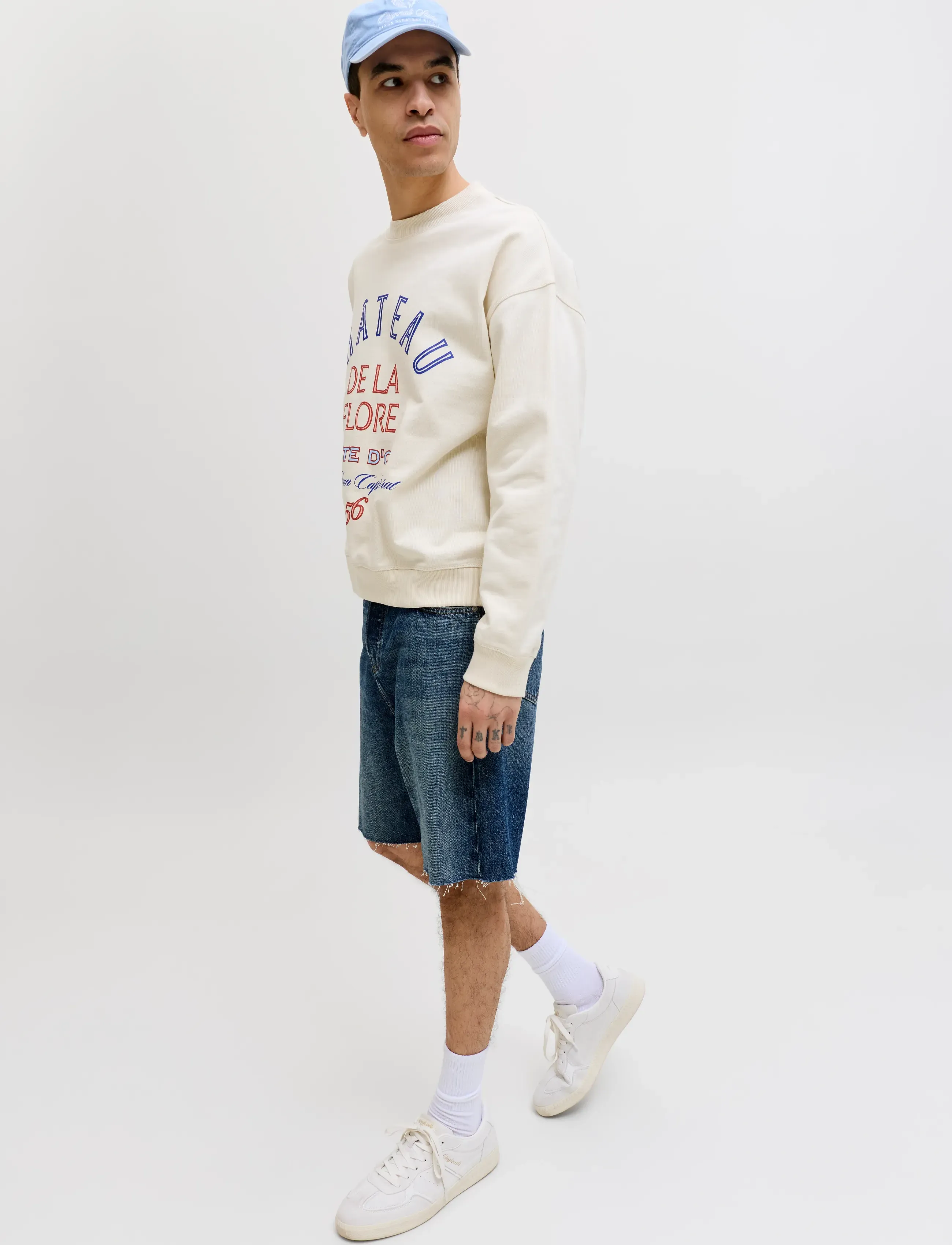 Jack & Jones - JJITONY JJCOOPER ST 796 LN - jeans shorts - blue denim - 5