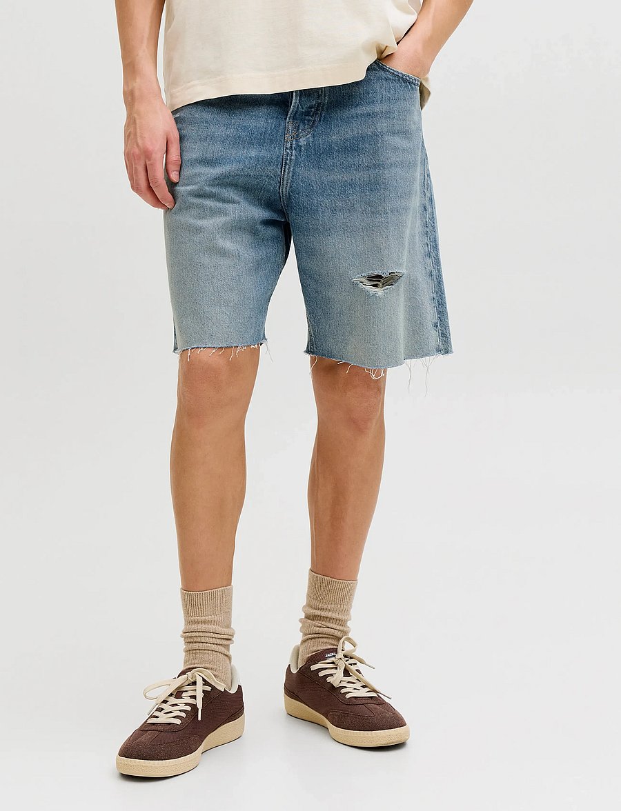 Jack & Jones - JJITONY JJCOOPER ST 796 LN - farkkushortsit - blue denim - 0