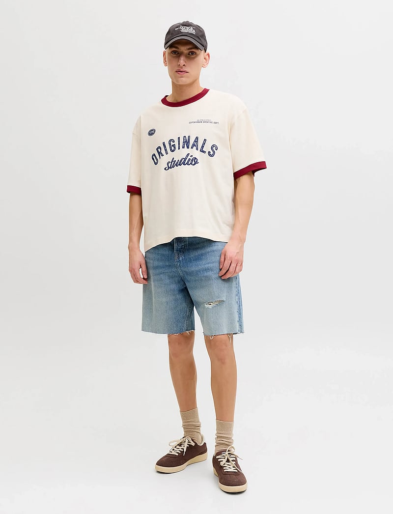 Jack & Jones - JJITONY JJCOOPER ST 796 LN - jorts - blue denim - 4
