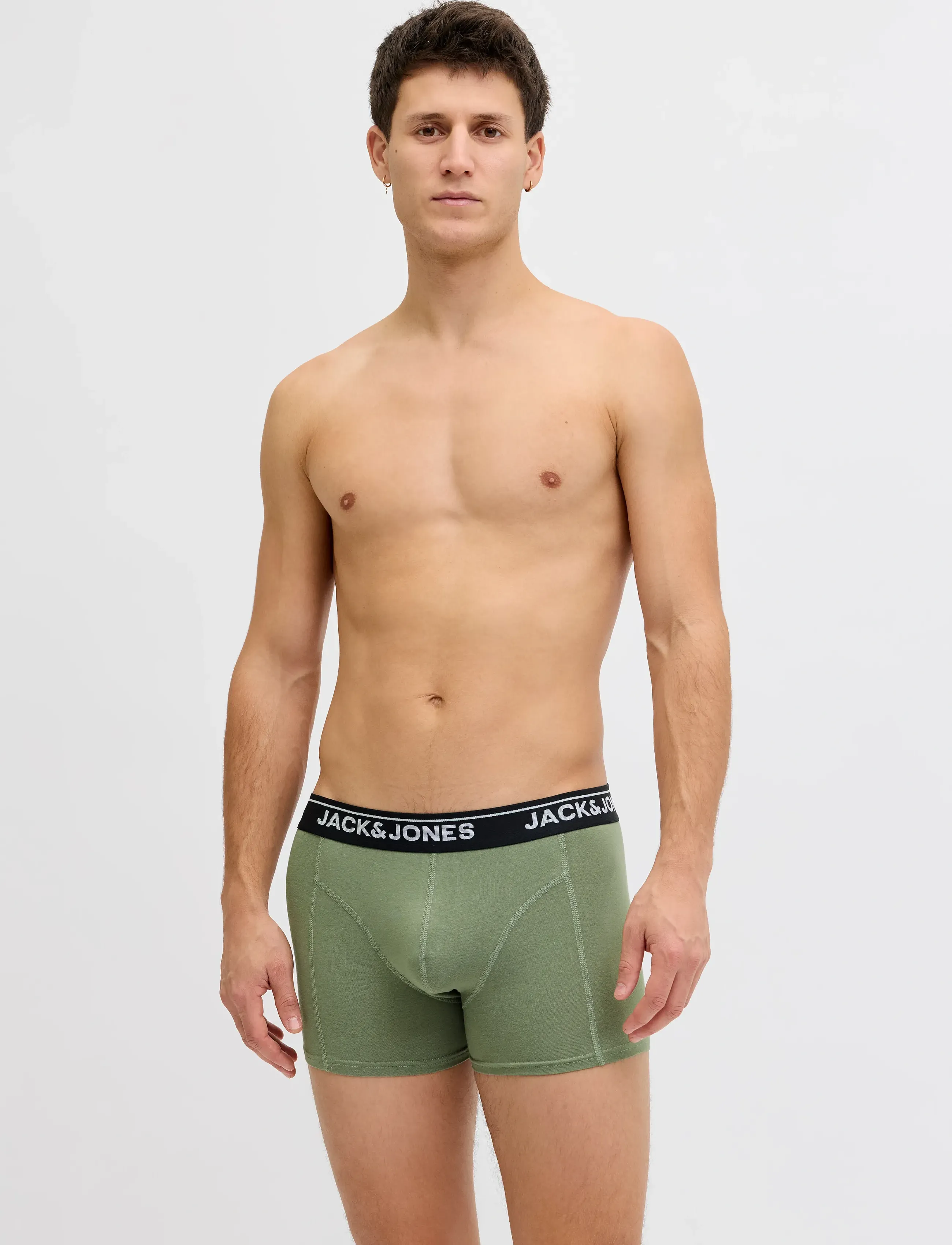 Jack & Jones Jactimothy Solid Trunks 5 Pack, L, Black, Undertøj > Boksere, Herre