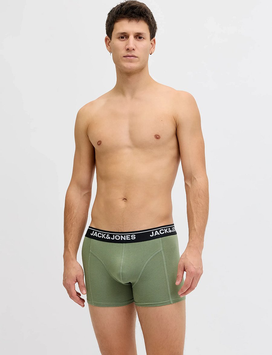 Jack & Jones - JACTIMOTHY SOLID TRUNKS 5 PACK - apakšveļas multipaka - sea spray - 0
