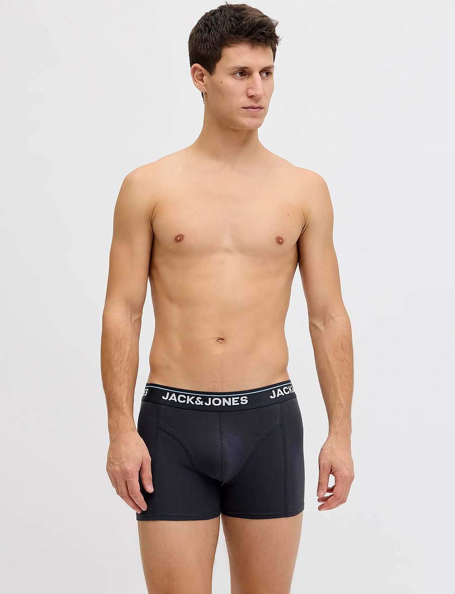 Jack & Jones - JACTIMOTHY SOLID TRUNKS 5 PACK - apakšveļas multipaka - sea spray - 4