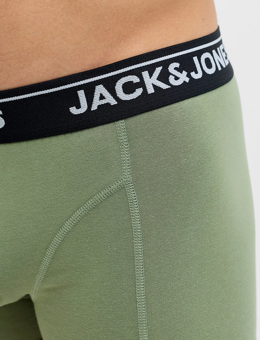 Jack & Jones - JACTIMOTHY SOLID TRUNKS 5 PACK - apakšveļas multipaka - sea spray - 5