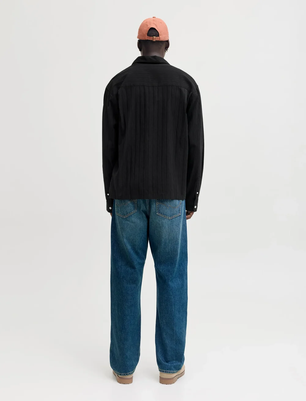 Jack & Jones - JORPARTY STRUCTURE SHIRT LS STYD AW25 - casual overhemden - black - 2