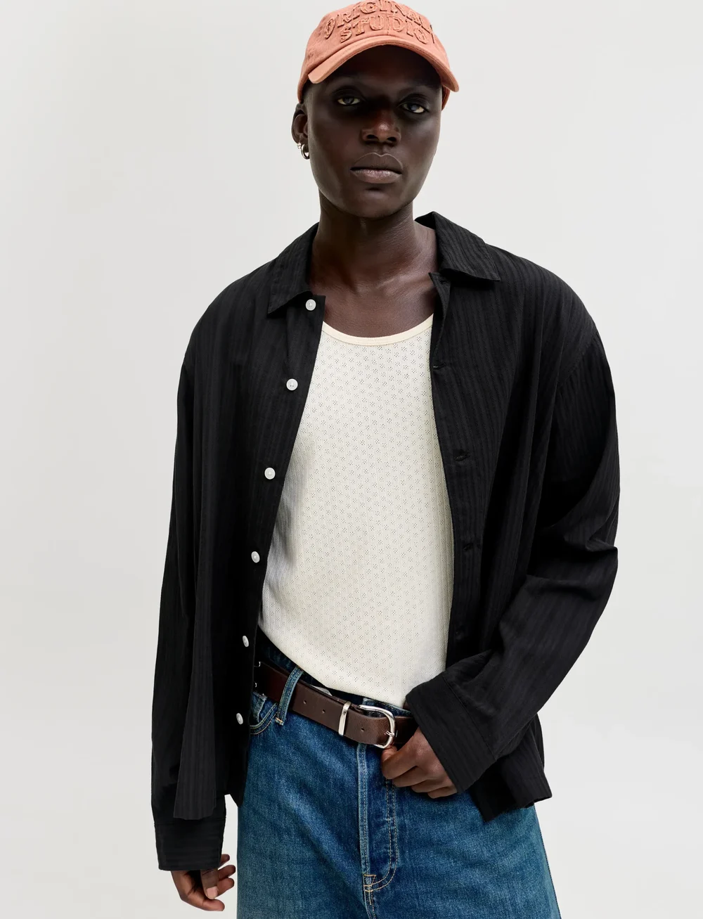 Jack & Jones - JORPARTY STRUCTURE SHIRT LS STYD AW25 - casual overhemden - black - 3