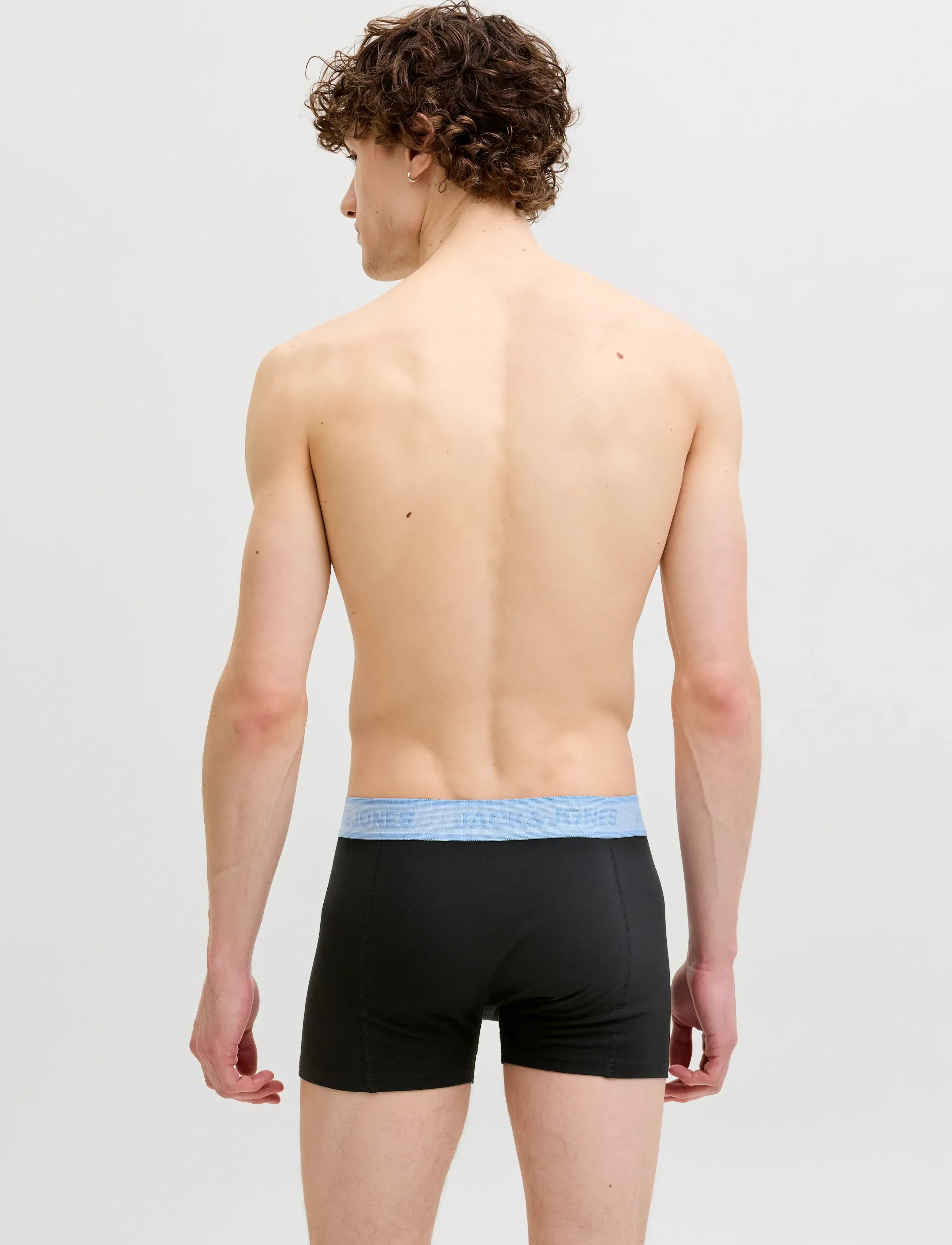 Jack & Jones - JACWESLEY SOLID TRUNKS 12 PACK - bokserki szorty - black - 2