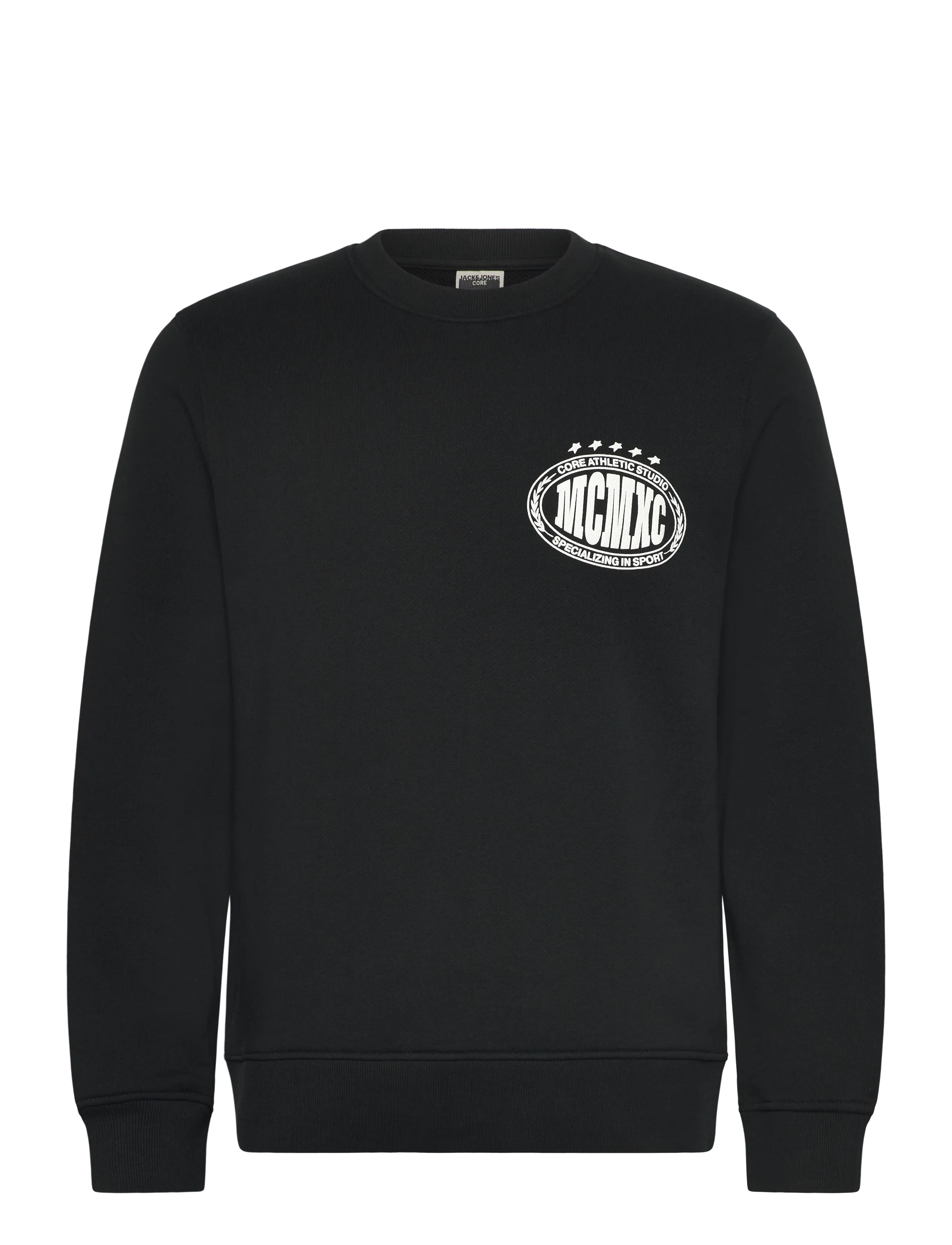 Jack & Jones JCOFADE PRINT SWEAT CREW NECK STYD AW25 - Vaata kõiki - BLACK / black