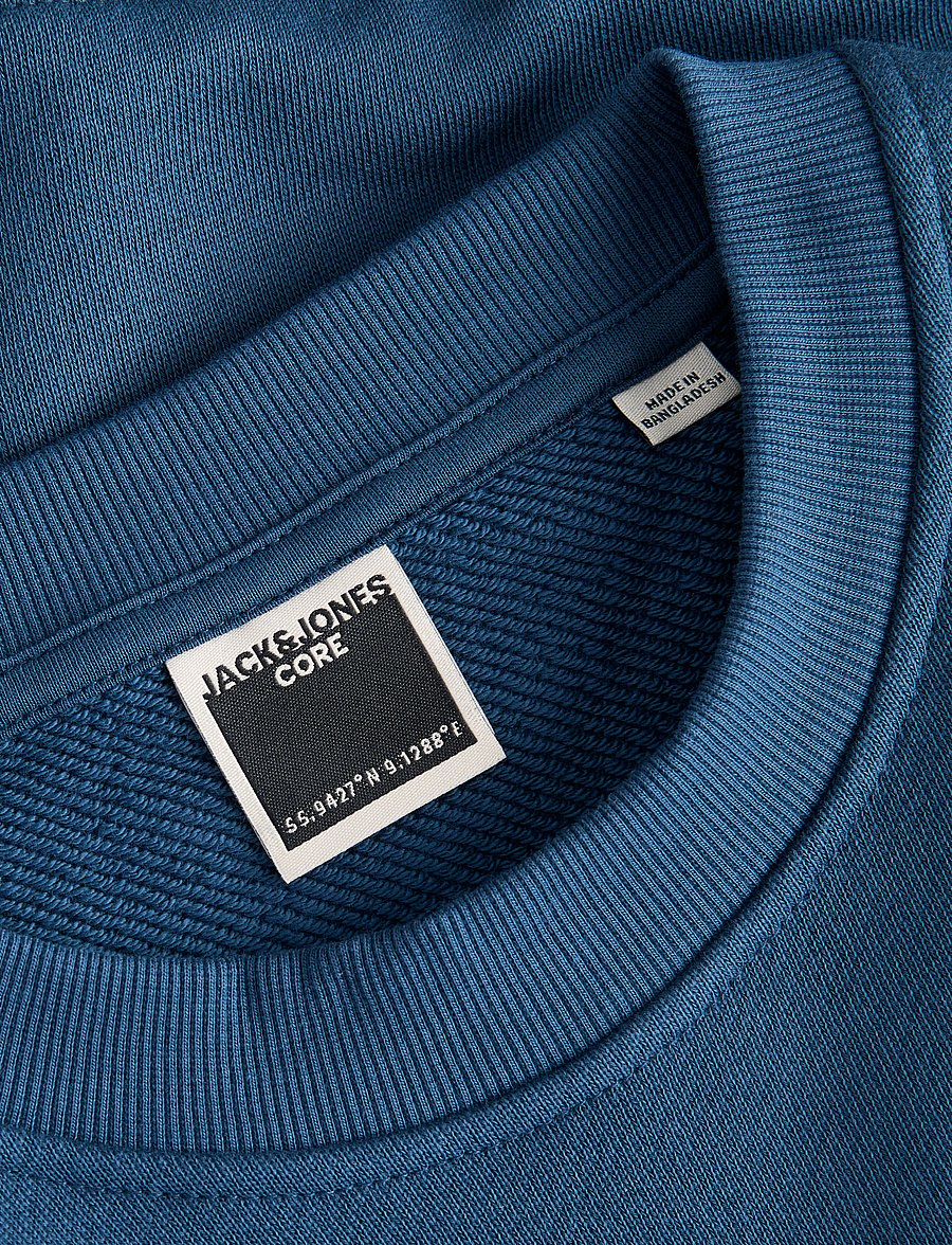 Jack & Jones - JCOFADE PRINT SWEAT CREW NECK STYD AW25 - oberteile - titan - 2